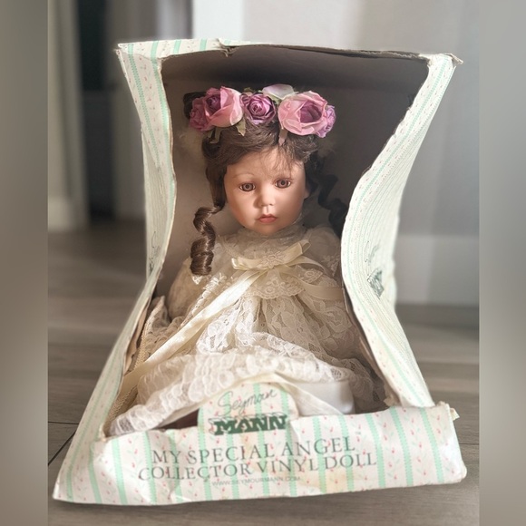 Seymour Mann Other - My Special Angel Collector Vinyl Doll with Pink Rose Crown